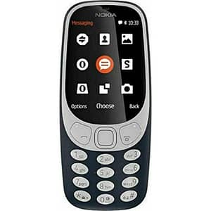 Nokia 3310 Black High Performance Version 2.4" Dual Sim Cell Phone