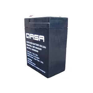 Qasa Rechargeable Fan Replacement Battery 6V 4.5Ah (Pin Type)